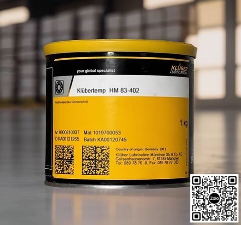 Mỡ bôi trơn Klübertemp HM 83-402 1kg
