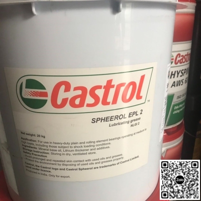 Mỡ bôi trơn Castrol spheerol EPL 2 20kg